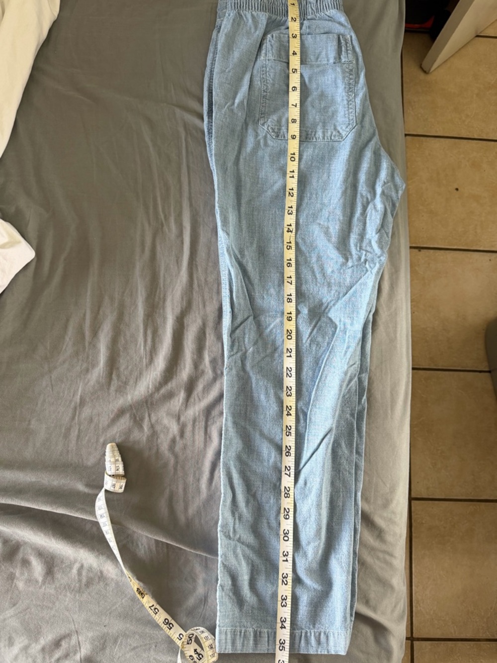 L.L. Bean Sky Blue Favorite Fit Pants - Picture 5 of 8